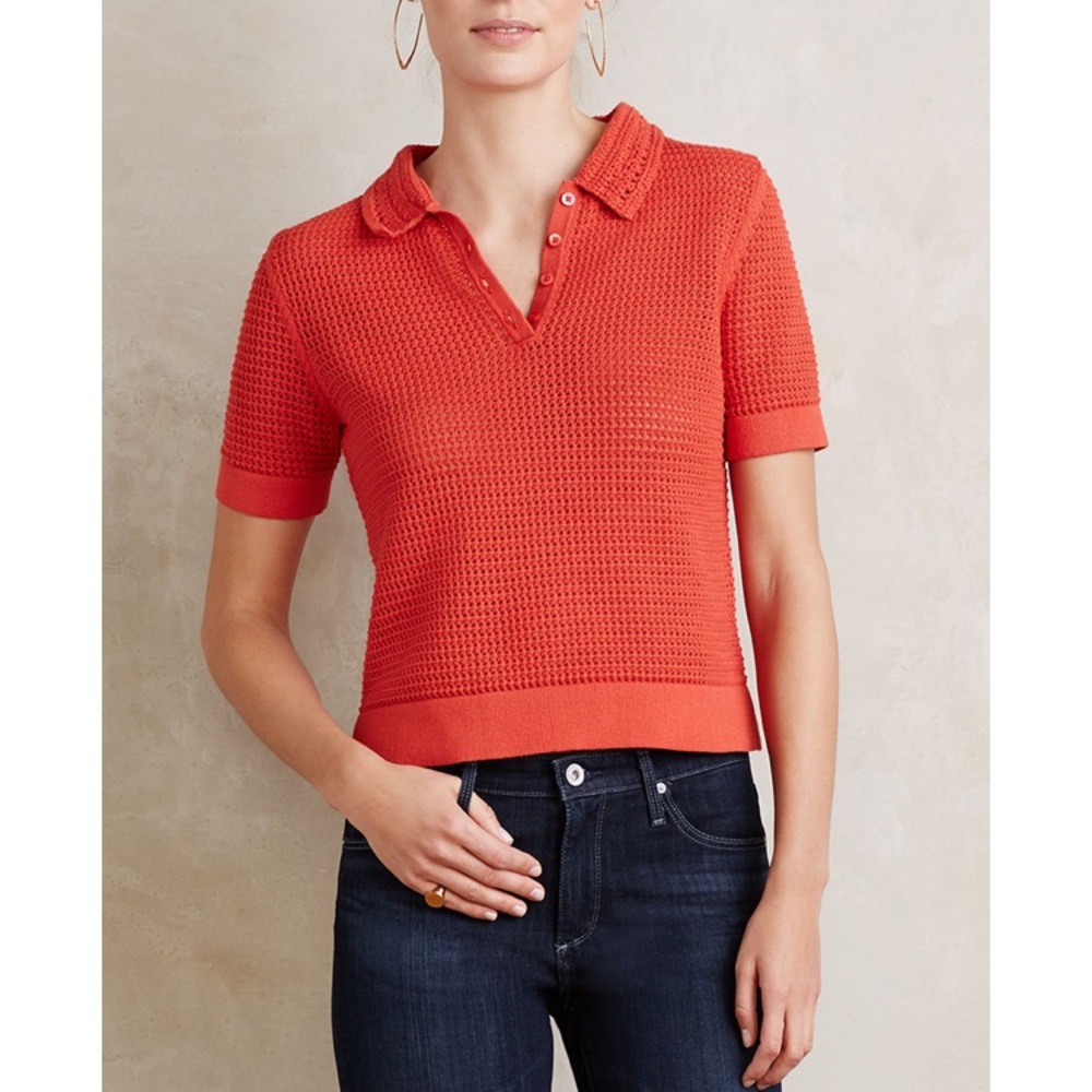 NWT Anthropologie Crochet blouse - Picture 5 of 5